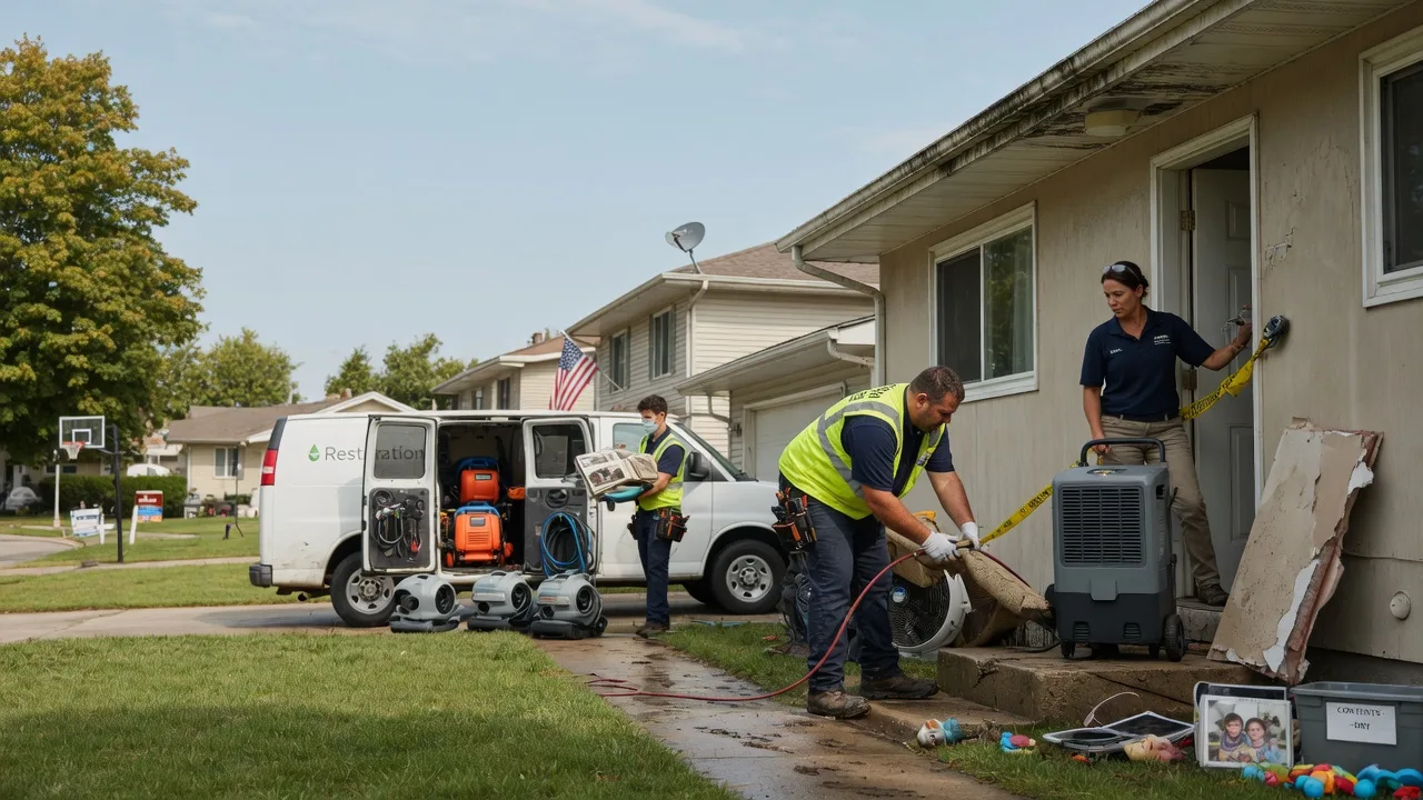 Water Damage Restoration in Utica, IL near me